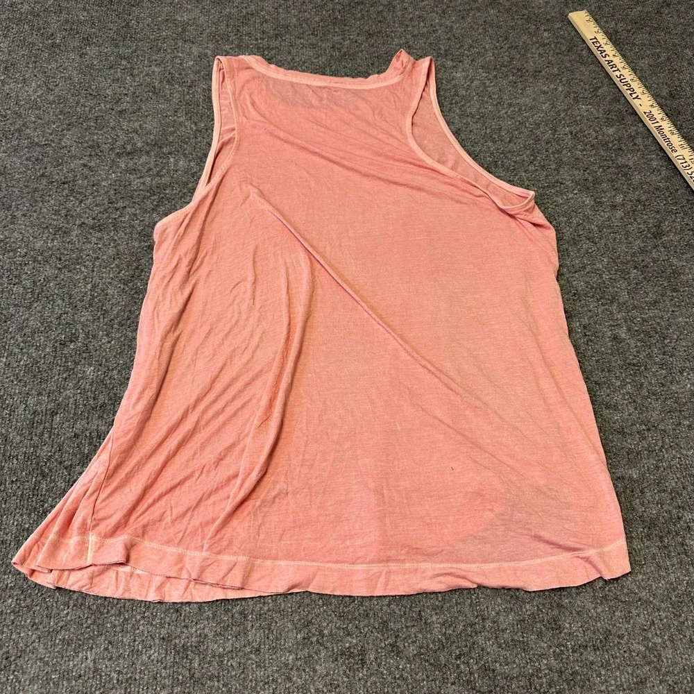 American Eagle Tank Womens XL Pink Viscose Soft & Sexy Flowy Scoop Neck Top